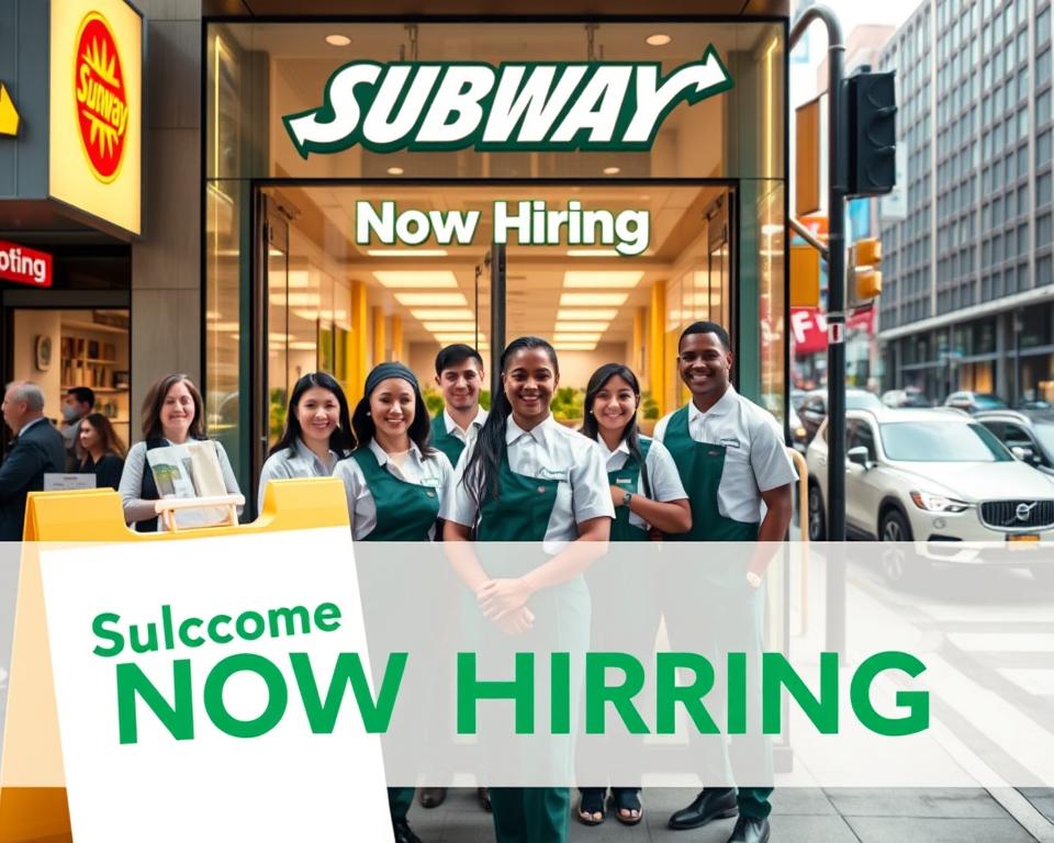 Subway job openings
