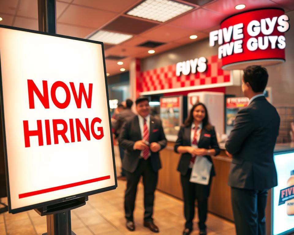 Five Guys job vacancies UK